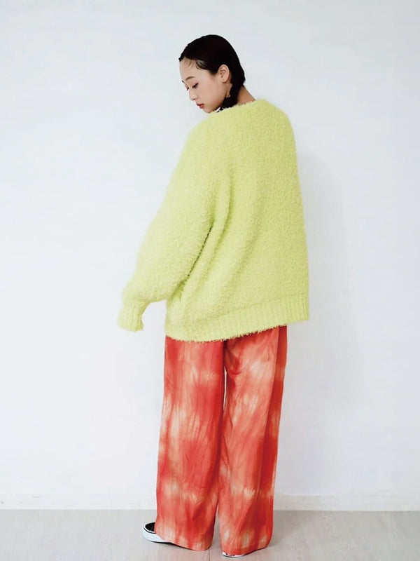SHAGGY KNIT CARDIGAN