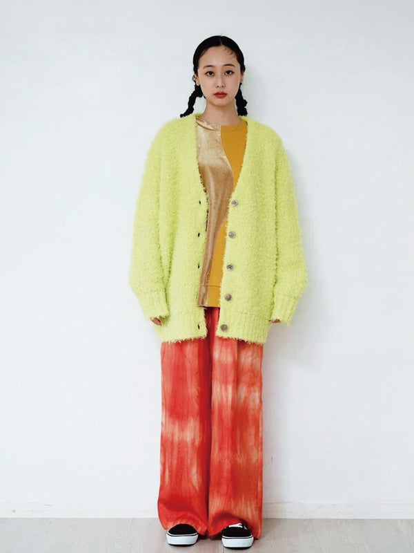 SHAGGY KNIT CARDIGAN