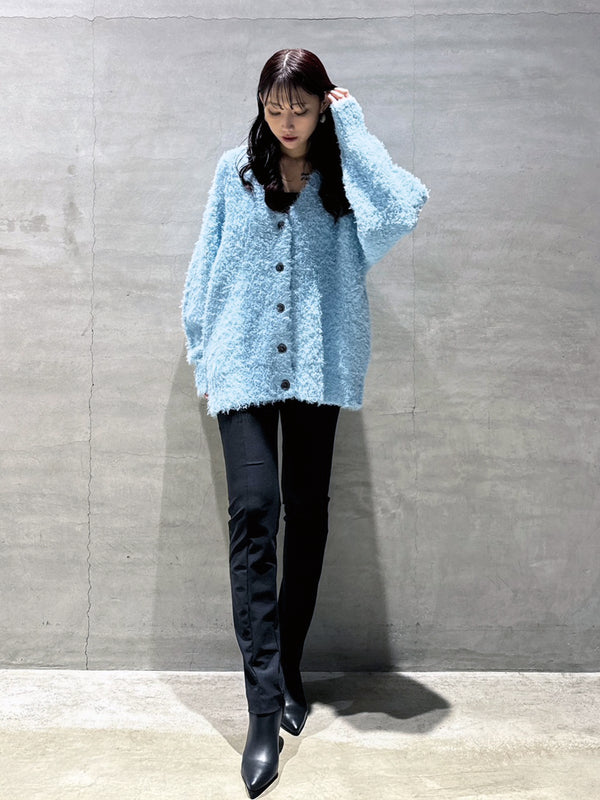 SHAGGY KNIT CARDIGAN