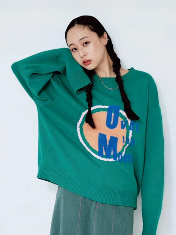 OVER THE MOON KNIT TOP