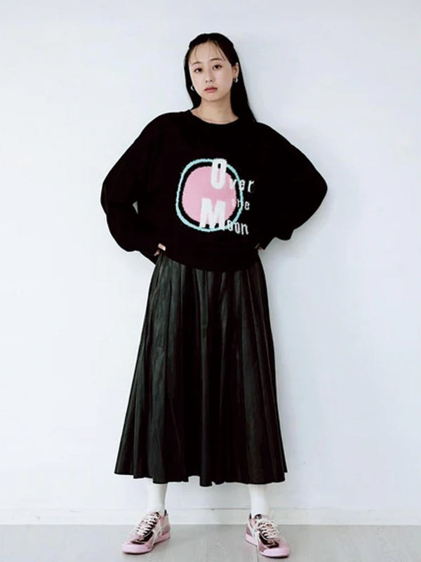 OVER THE MOON KNIT TOP