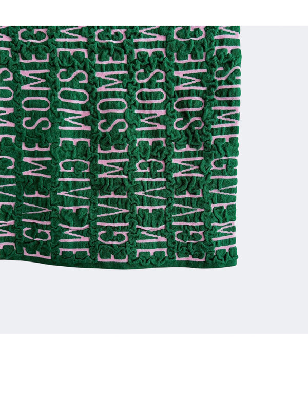 REVERSIBLE LOGO JACQUARD SKIRT