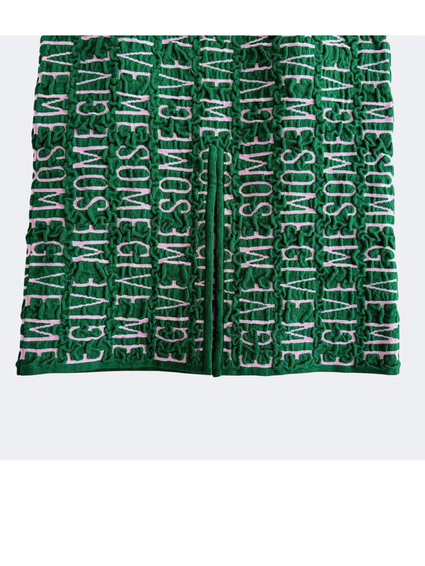 REVERSIBLE LOGO JACQUARD SKIRT