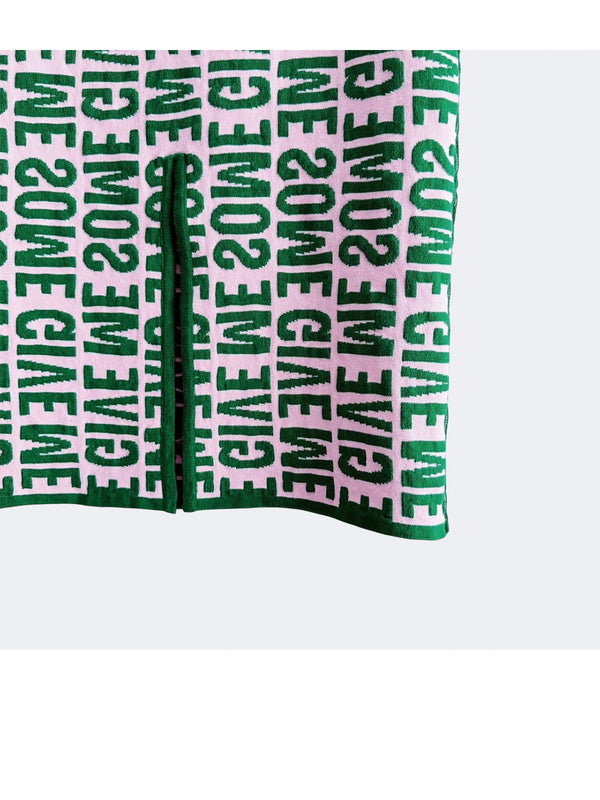 REVERSIBLE LOGO JACQUARD SKIRT