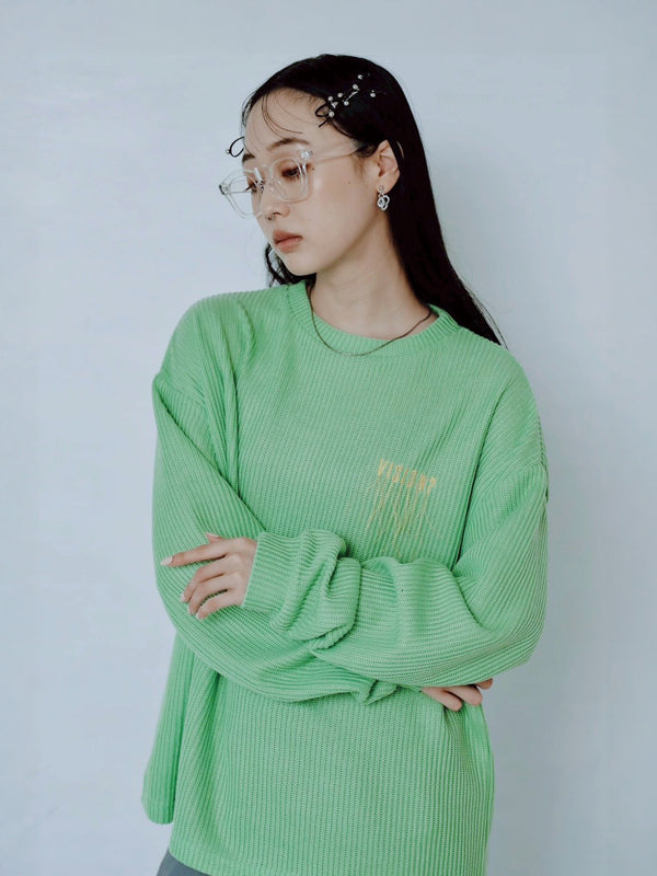 VISION LOGO KNIT TOP