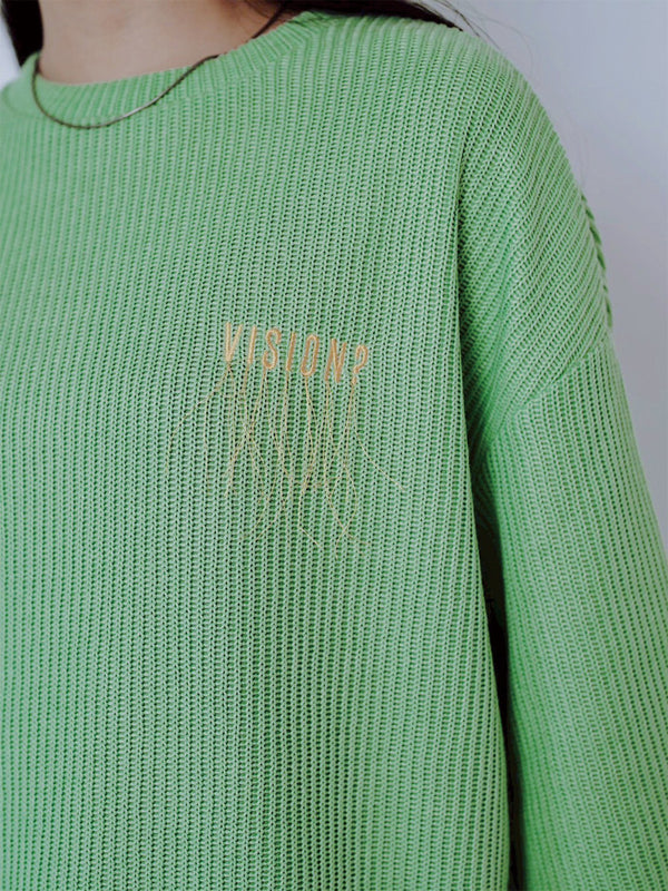 VISION LOGO KNIT TOP