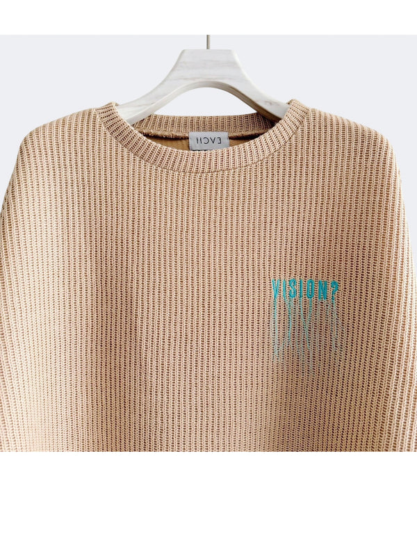 VISION LOGO KNIT TOP