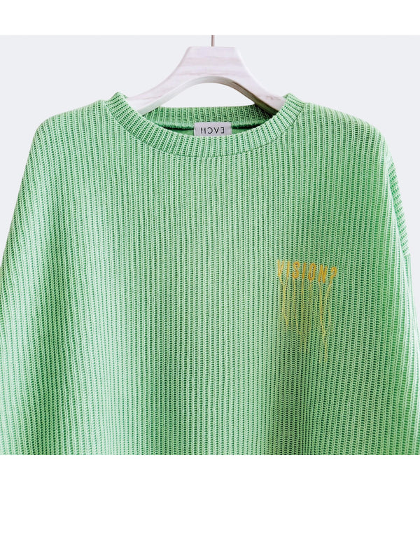VISION LOGO KNIT TOP