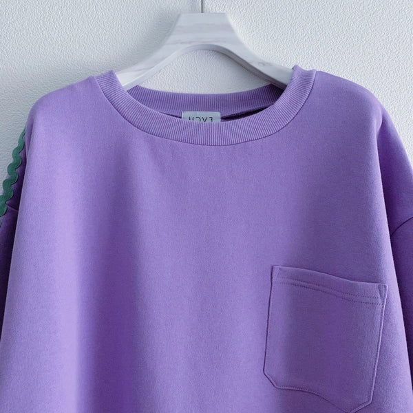 RICK RACK TAPE SS SWEATSHIRTS