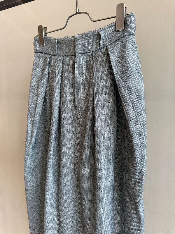 Herringbone Tweed Skirt