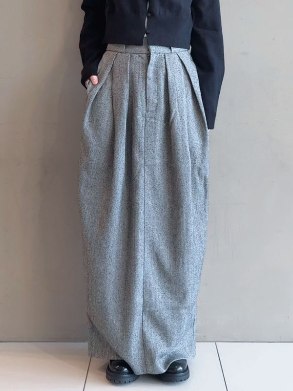 Herringbone Tweed Skirt