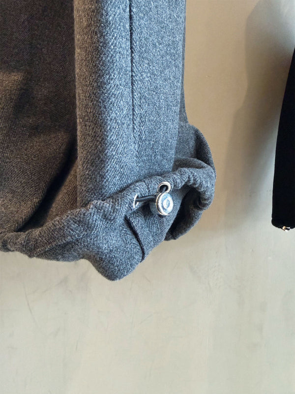 Wool High Neck Vest