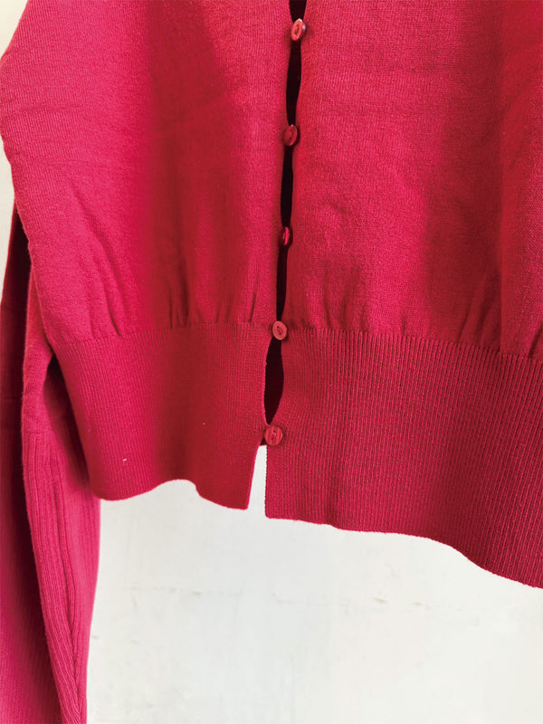 Cropped Rib Knit Vest
