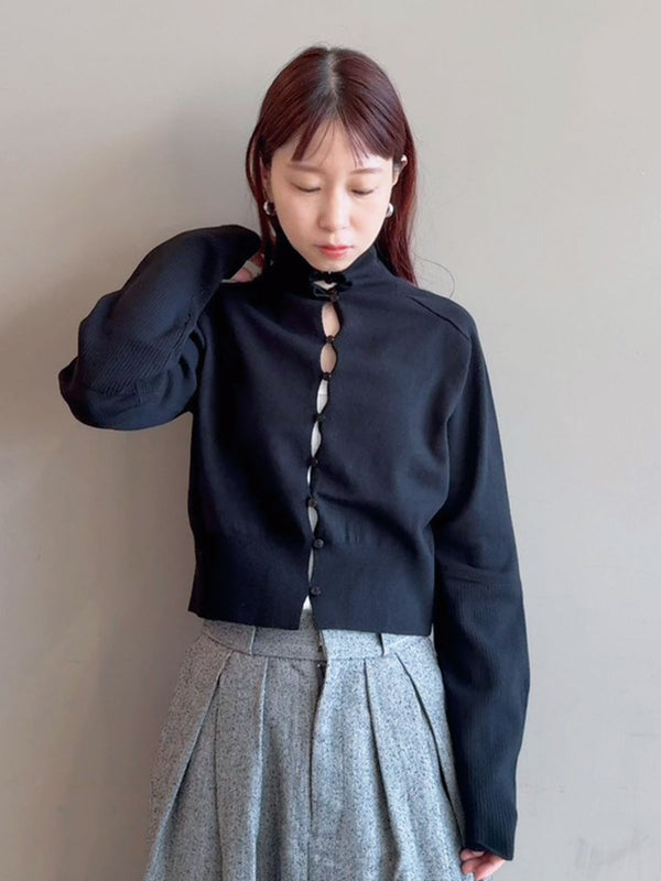 Cropped Rib Knit Vest