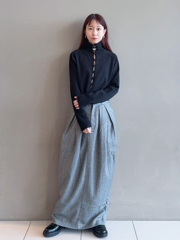 Cropped Rib Knit Vest
