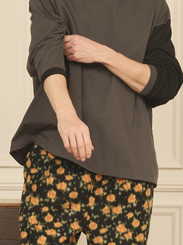 BI COLOR SLEEVE TOP / NAGEL