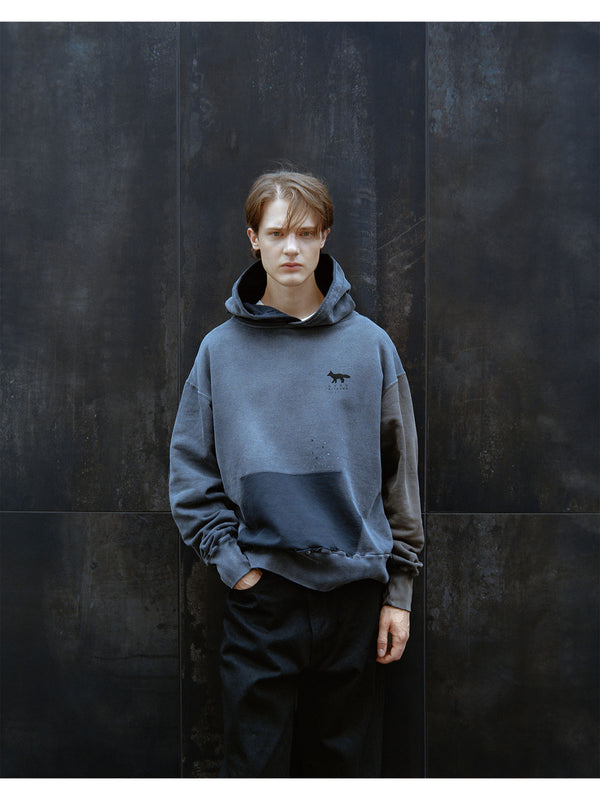 MAISON KITSUNÉ  X KURO PATCHWORKED FOX PARKA