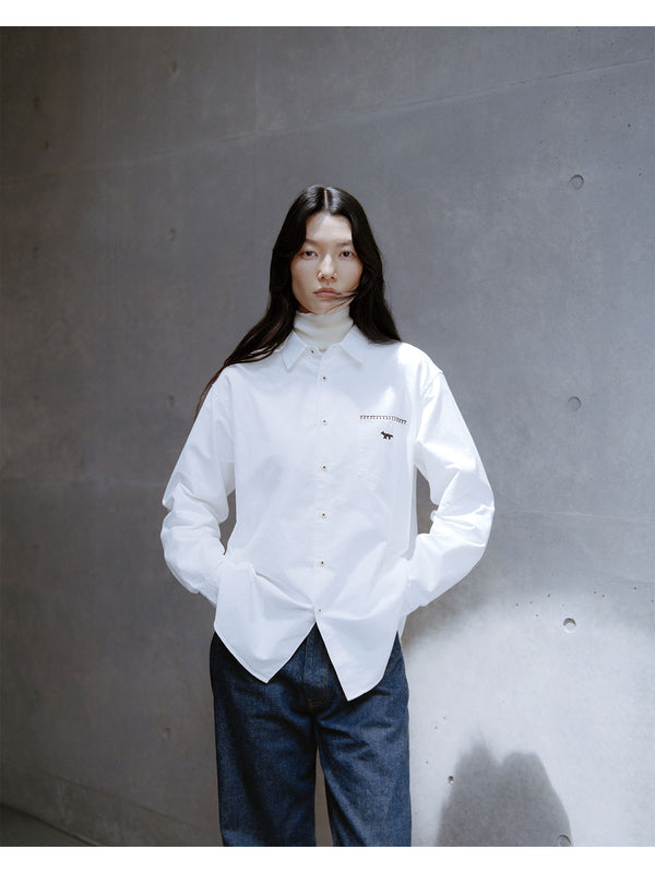 MAISON KITSUNÉ X KURO X KURO OXFORD SHIRT