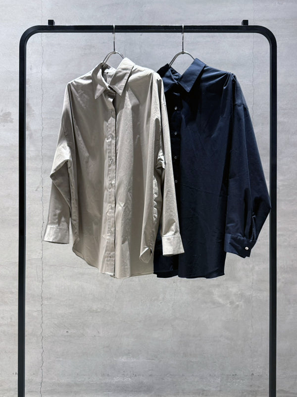 綿/ポリエステルストレッチシャツ