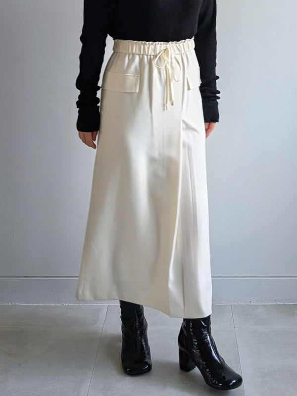 カシミヤタッチ両面起毛タイトスカート