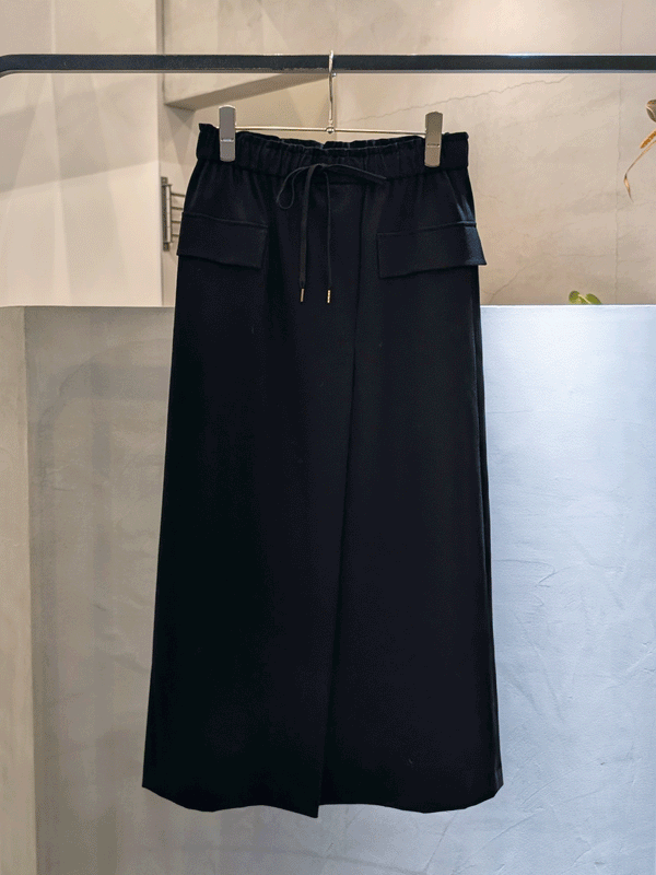 カシミヤタッチ両面起毛タイトスカート