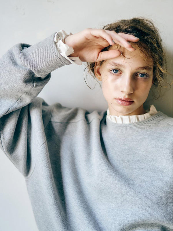 綿混スウェットライクニット