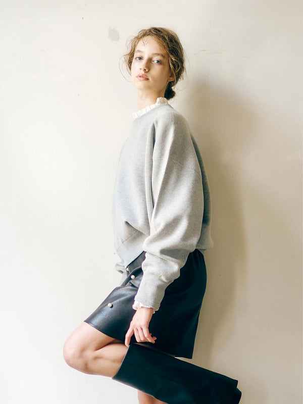 綿混スウェットライクニット