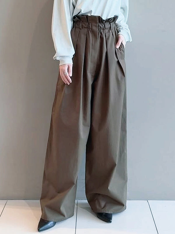 ハイウエストチノパンツ
