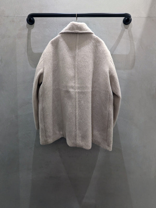 wool shaggy coat