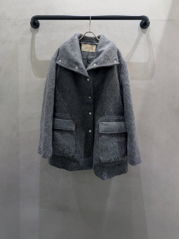 wool shaggy coat