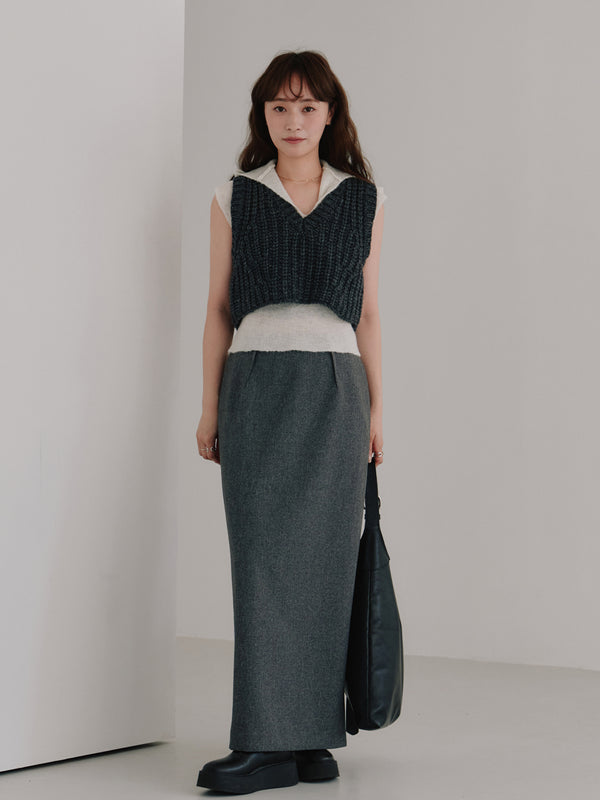 low gauge short vest