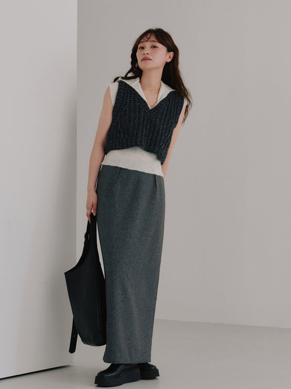 low gauge short vest