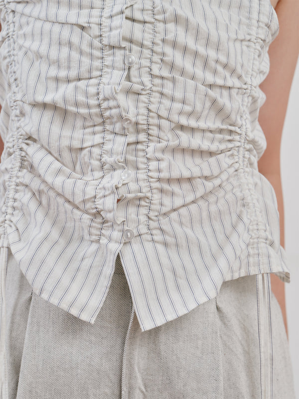 gather stripe top