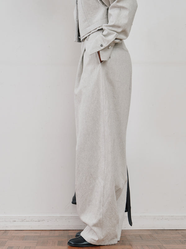 snow denim pants