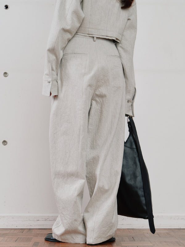 snow denim pants