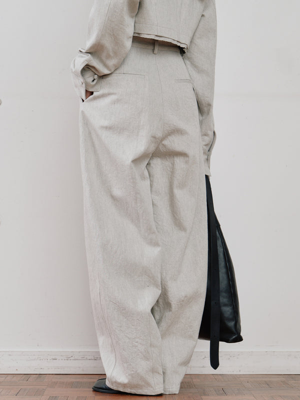 snow denim pants