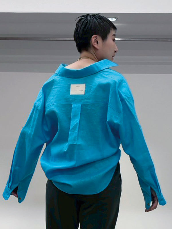INGENUITY SLEEVE LINEN BL