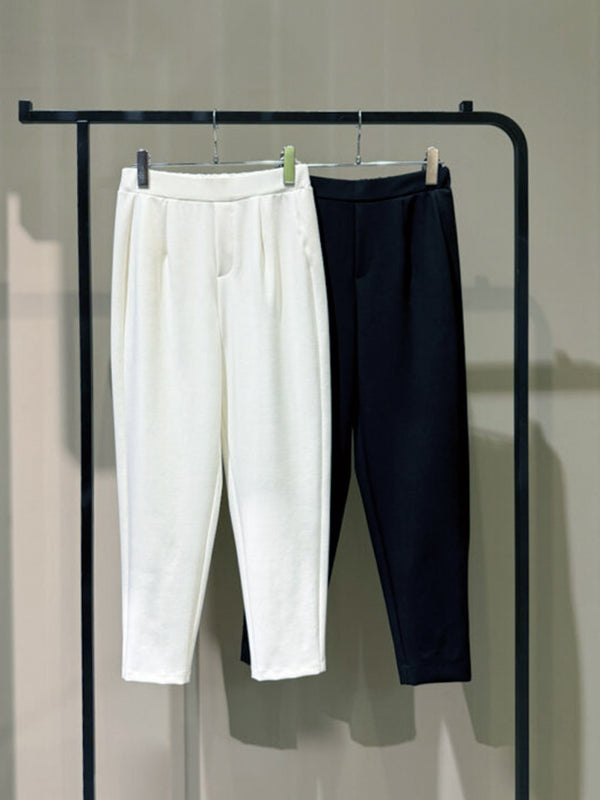 ダブルクロスストレッチクロップドテーパードパンツ