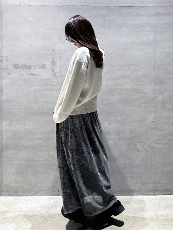 ベロアスカート