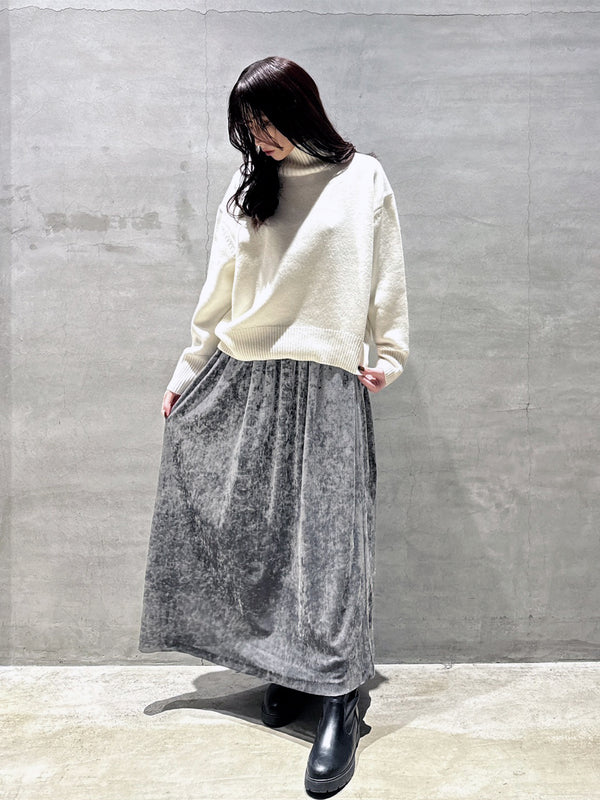 ベロアスカート