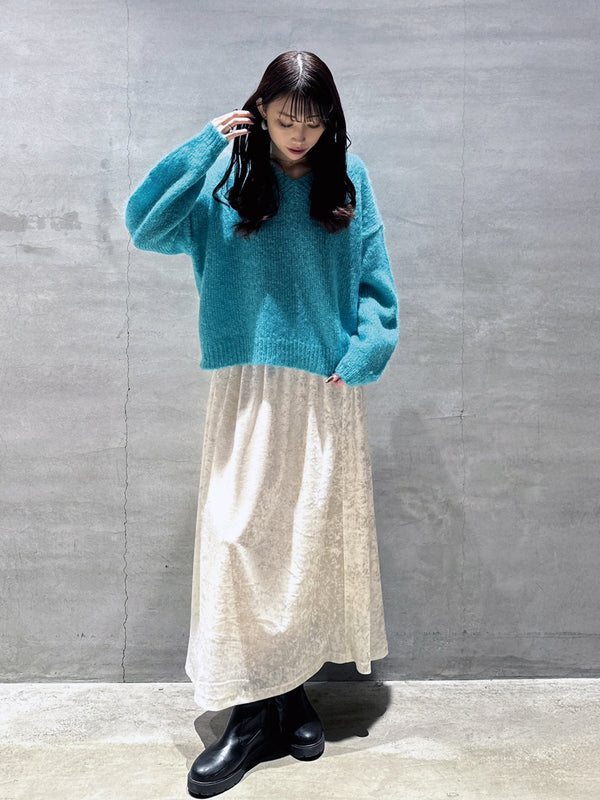 ベロアスカート