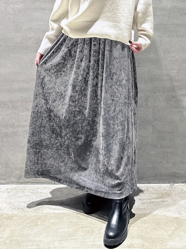 ベロアスカート