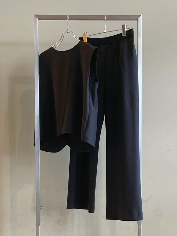 リネンリッチバイアスパンツ