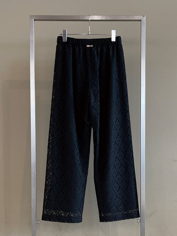 レースウエストグログランパンツ