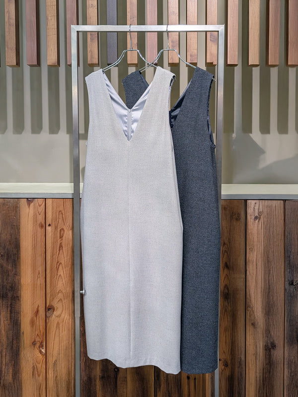 ツイード起毛ジャンパースカート