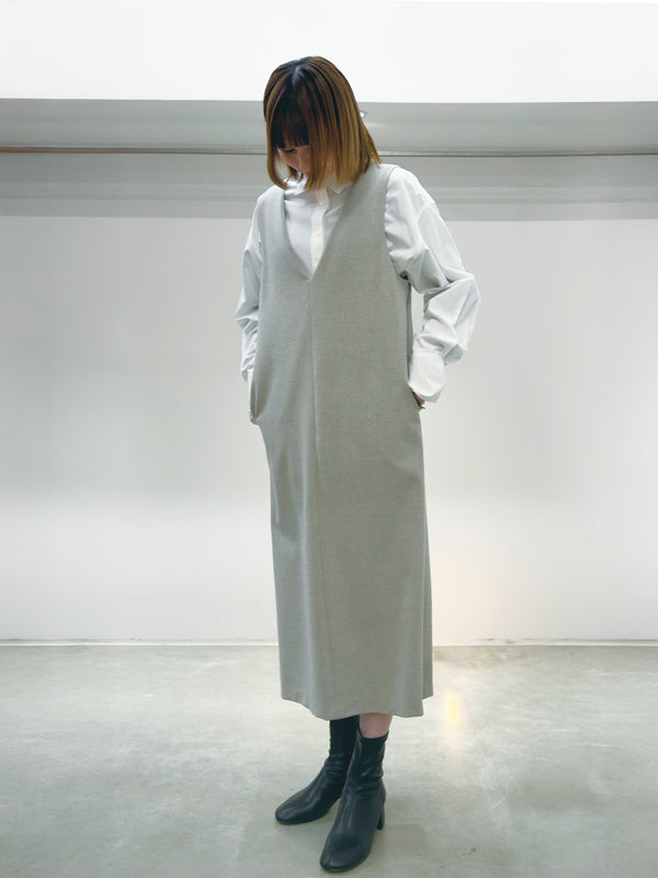 ツイード起毛ジャンパースカート